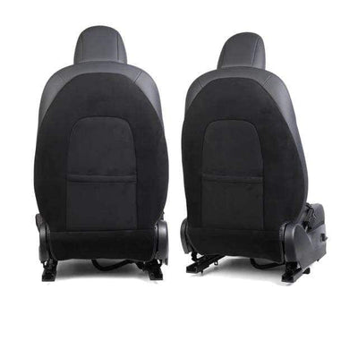 Vegan Leather Seat Back Protectors For Model 3 (6 Color Options) 2017-2021 - PimpMyEV