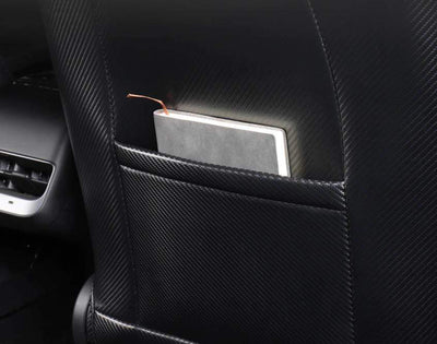 Vegan Leather Seat Back Protectors For Model Y (6 Color Options) 2020-2021 - PimpMyEV