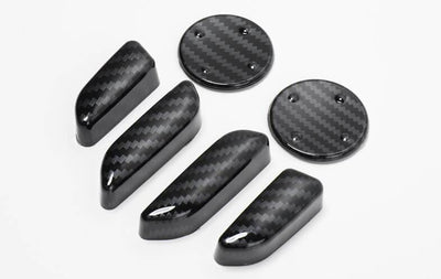 6Pcs Carbon Fiber Style Memory Seat Control Button Covers for Model X - PimpMyEV