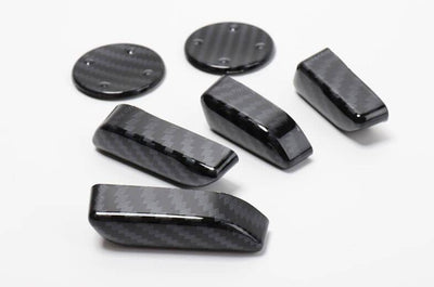 6Pcs Carbon Fiber Style Memory Seat Control Button Covers for Model X - PimpMyEV