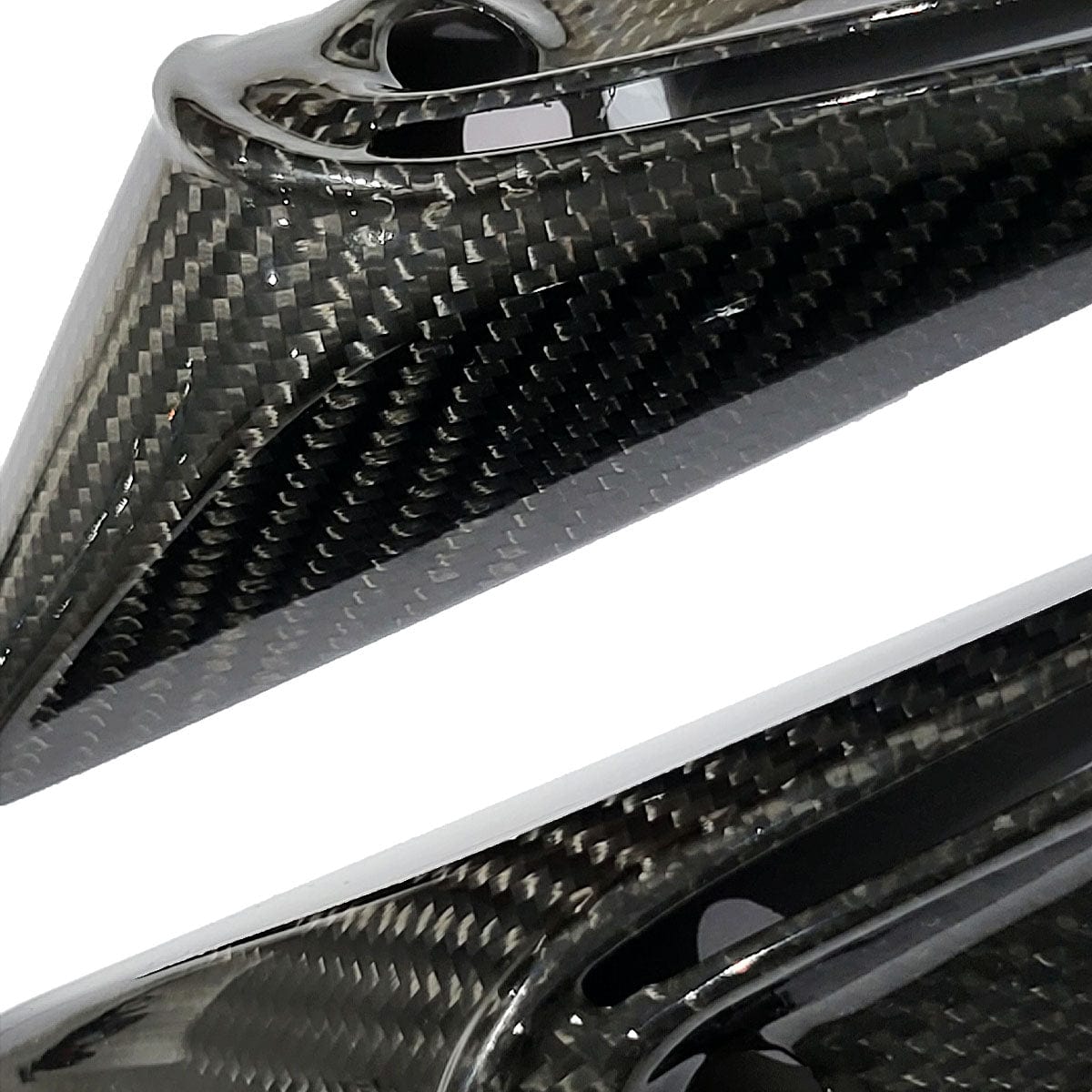 Genuine Carbon Fiber Side Marker Camera Covers for Model X PLAID (Gloss) 2022-2023 - PimpMyEV