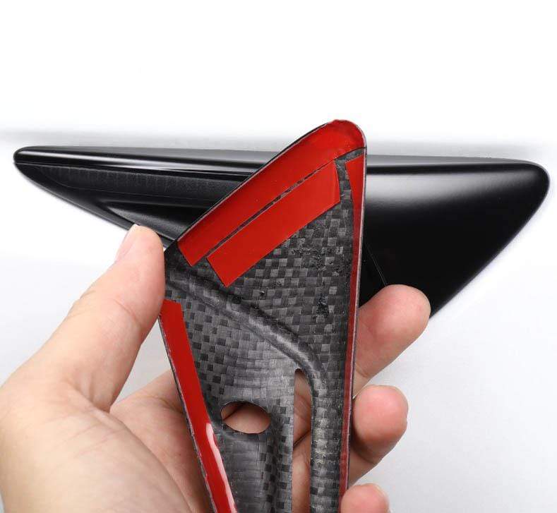 Genuine Carbon Fiber Side Marker Camera Covers New V2 for Model Y (Gloss or Matte) 2020-2021 - PimpMyEV