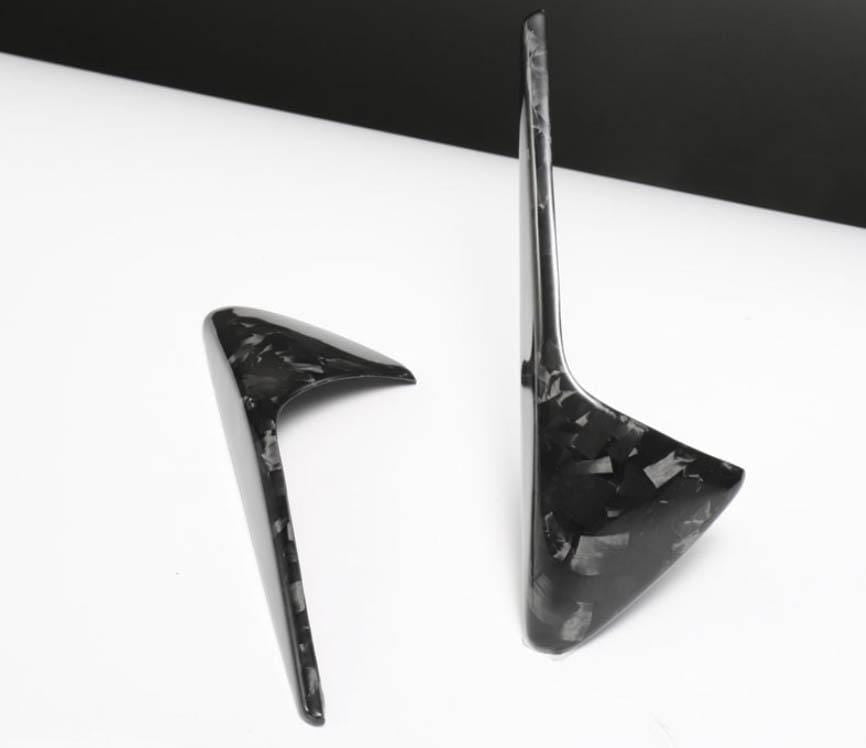 Genuine Forged Carbon Fiber Sidemarker Turn Signal Covers for Model Y (Gloss) - PimpMyEV