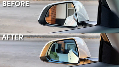 2Pcs Convex Wide Angle Side Mirror Replacement Glass For Tesla Model 3 2017-2022 - PimpMyEV