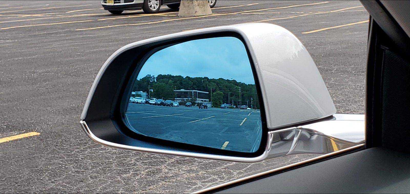 2 Stück konvexes Weitwinkel-Seitenspiegel-Ersatzglas für Tesla