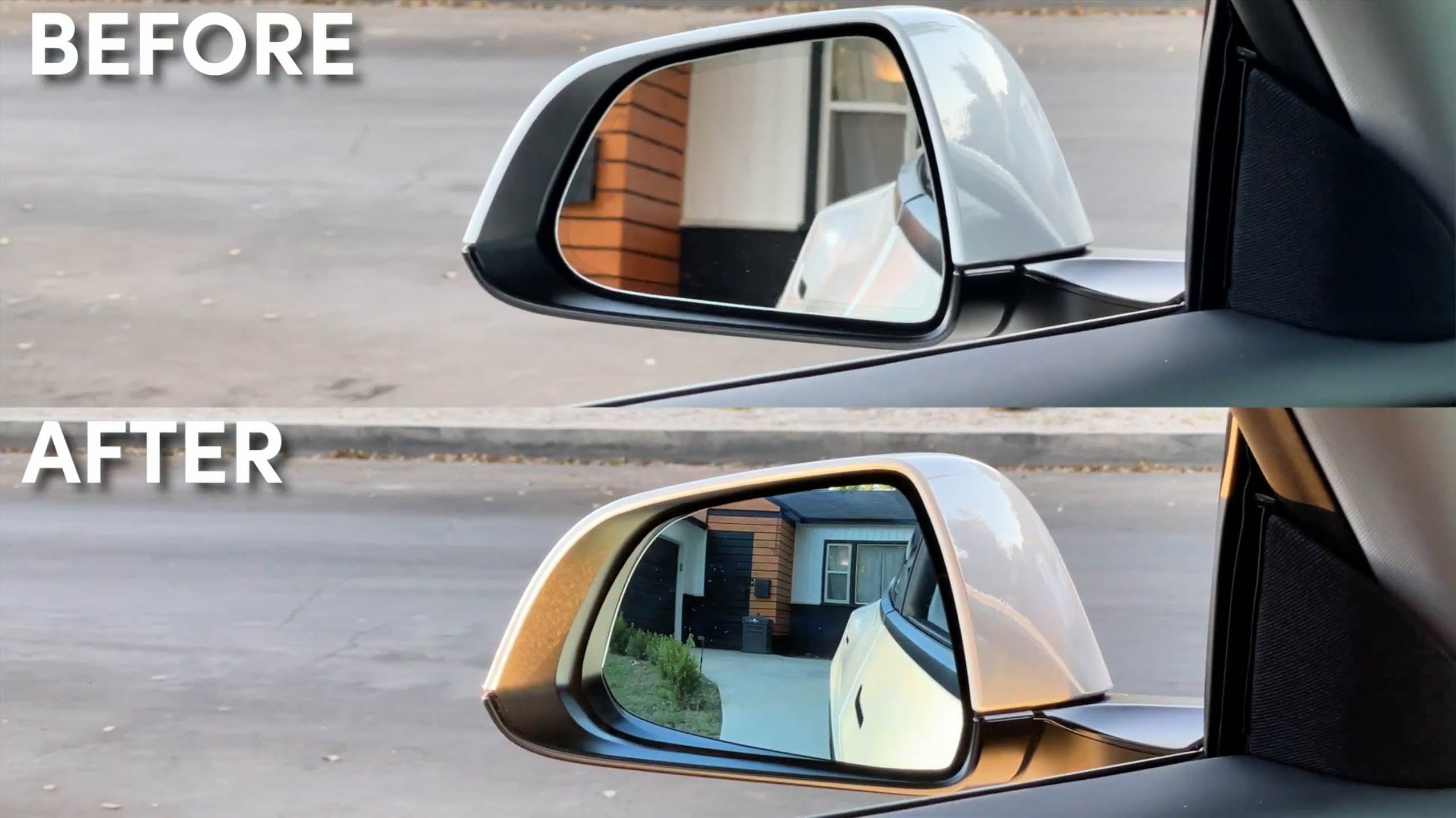 Beheiztes Spiegelglas mit Rückseite für Tesla Model 3 2017–22 Direktmontage