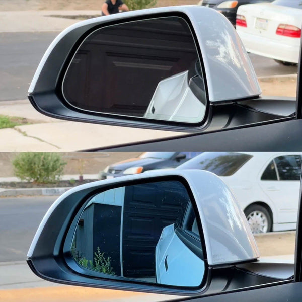 2 Stück konvexes Weitwinkel-Seitenspiegel-Ersatzglas für Tesla Model Y  2020-2023