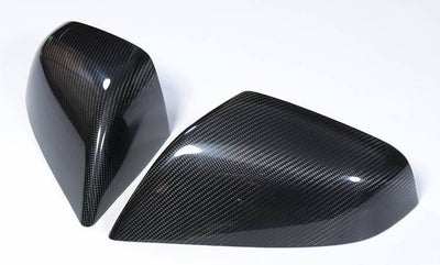 TESLA MODEL Y REAL CARBON FIBER SIDE REAR VIEW MIRROR CAP COVERS IN MA - Sixth Element - Foto 8