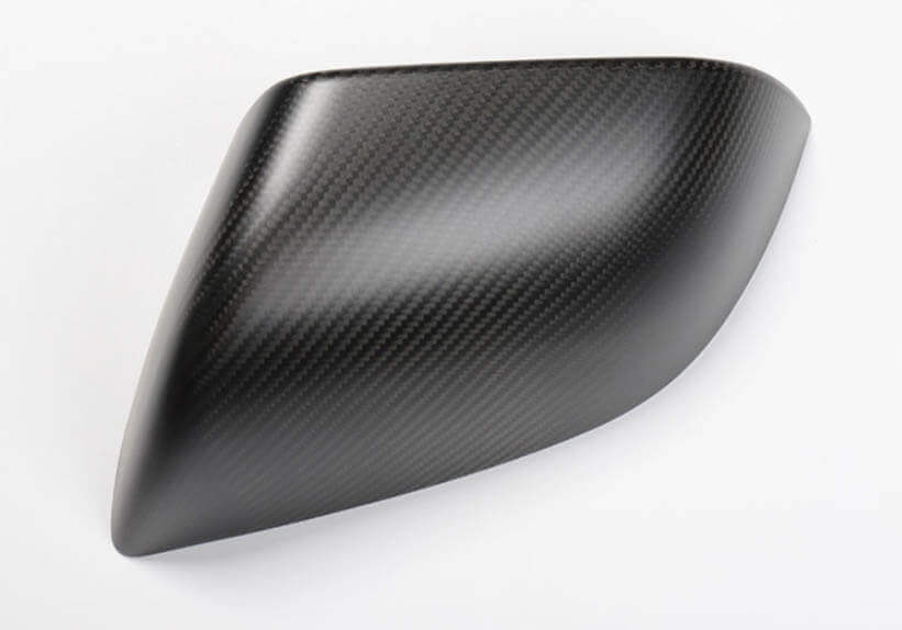 Genuine Carbon Fiber Side Mirror Covers For Tesla Model Y (Matte) - PimpMyEV