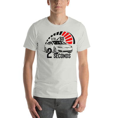Plaid 0 to 60MPH in 2 Seconds Unisex t-shirt - PimpMyEV