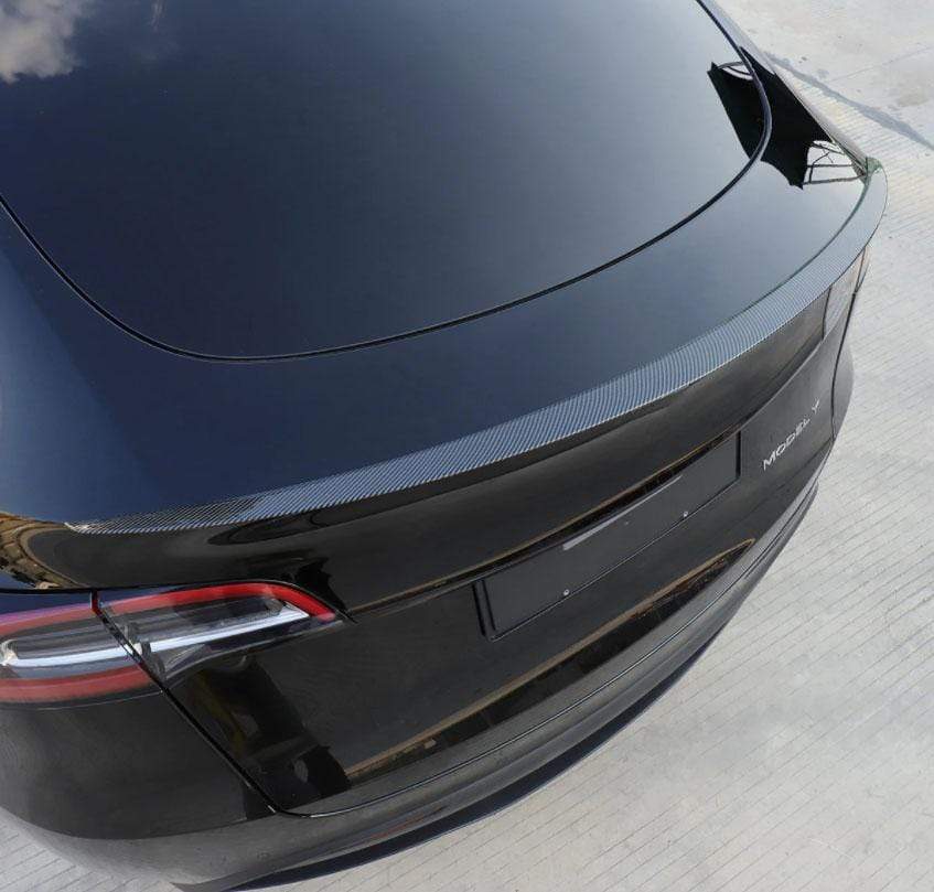 Genuine Gloss Carbon Fiber Performance Wing Spoiler Tesla Model Y 2020-2023
