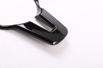 Gloss Black Steering Wheel Cover for Mercedes-Benz EQC - PimpMyEV