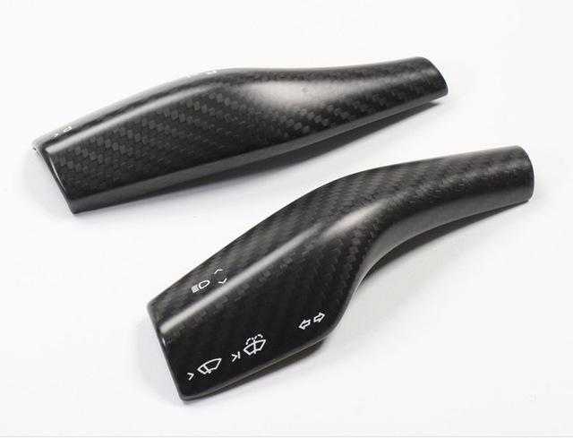 Genuine Carbon Fiber Wiper and Driving Shift Switch Covers for Model Y (3 options) - PimpMyEV
