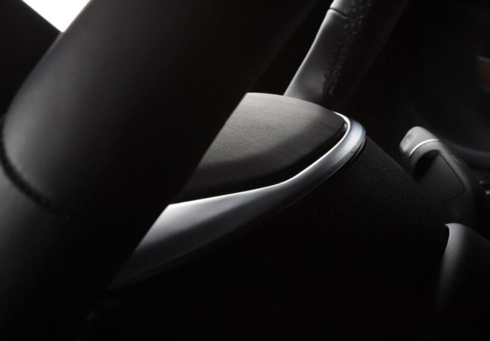 Matte Silver Steering Wheel Fascia for Model S - PimpMyEV