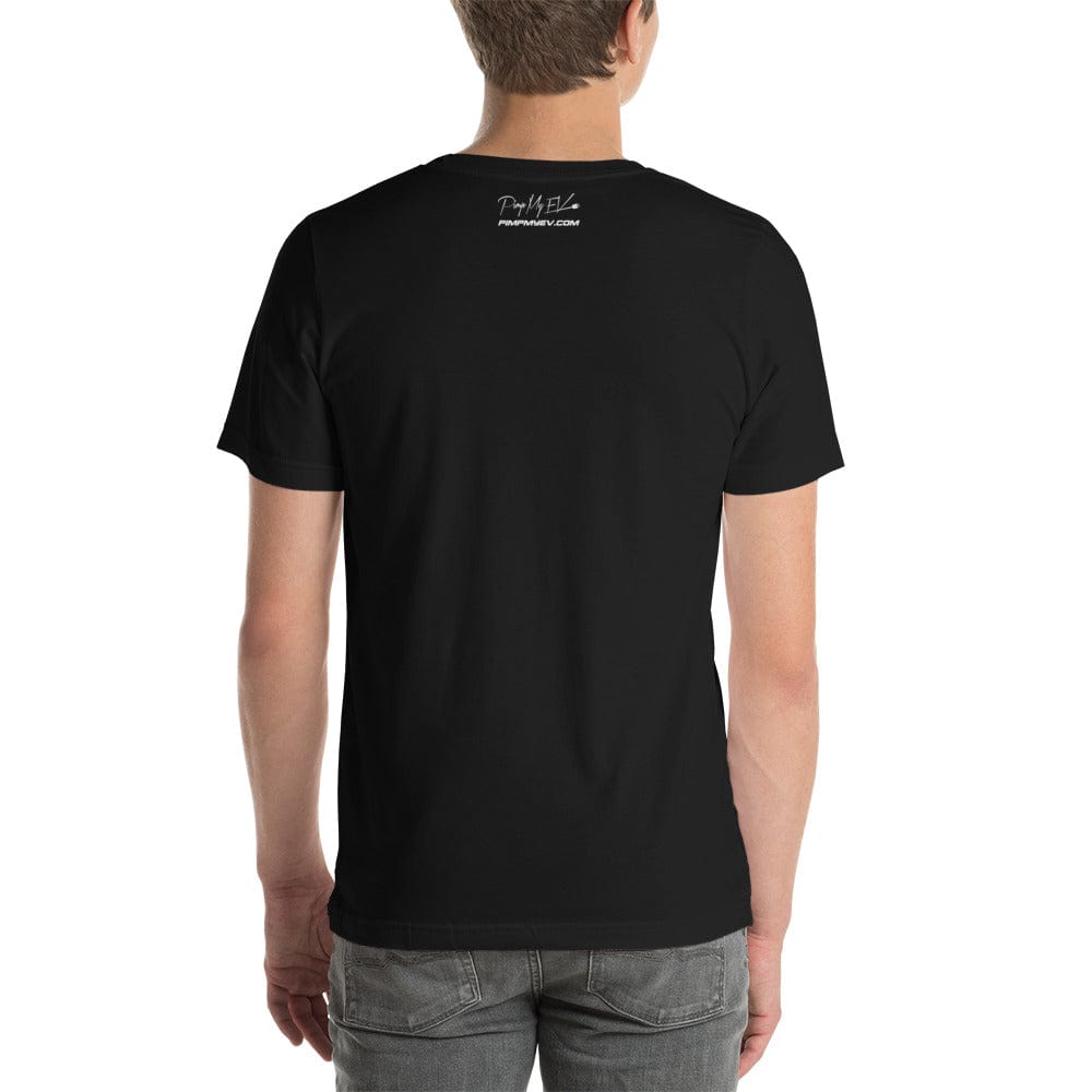 T35L4 Bold Short Sleeve Unisex t-shirt For Tesla Enthusiasts - PimpMyEV