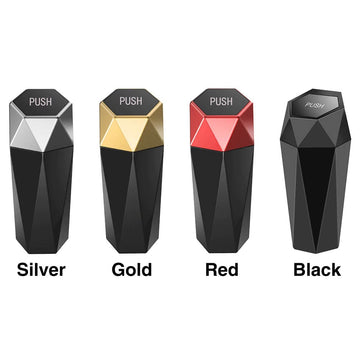 2PCs Diamond Shaped Car Door / Cup Holder Storage Trash Bins For All Cars - PimpMyEV