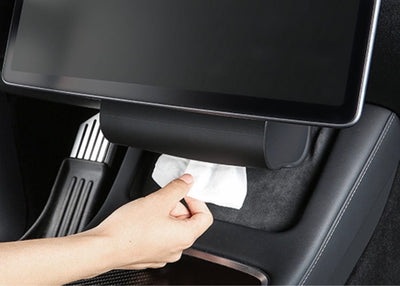 Topfit Tissue Box Holder and Dispenser For Tesla - PimpMyEV