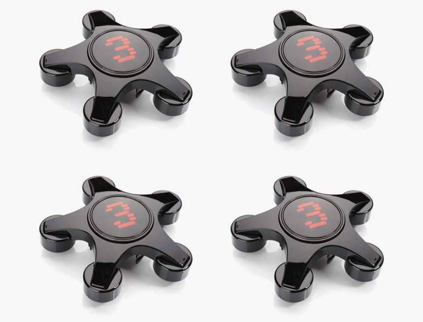 4PCs Planetary Type Center Wheel Caps with 57mm Crown for Model 3 (3 color options) - PimpMyEV