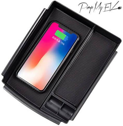 Qi Wireless Car Charger + Storage Caddy For Model S (3 options) - PimpMyEV