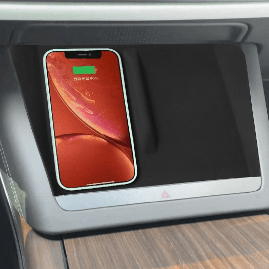 Rutschfeste Silikonmatte zum kabellosen Aufladen für Tesla Model S  2022-2023