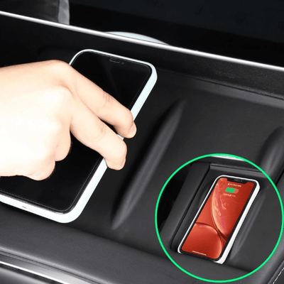 Wireless Charging Non-Slip Silicon Mat For Tesla Model Y 2021-2022 - PimpMyEV